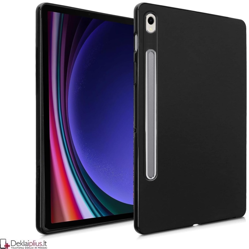 Plonas silikoninis dėklas - juodas (Samsung Tab S9 (SM-X710-SM-X716/Tab S9 Fe (X510-X516B/Tab S10 Fe/Tab S10 Lite) Plonas silikoninis dėklas - juodas (Samsung Tab S9 (SM-X710-SM-X716/Tab S9 Fe (X510-X516B/Tab S10 Fe/Tab S10 Lite)